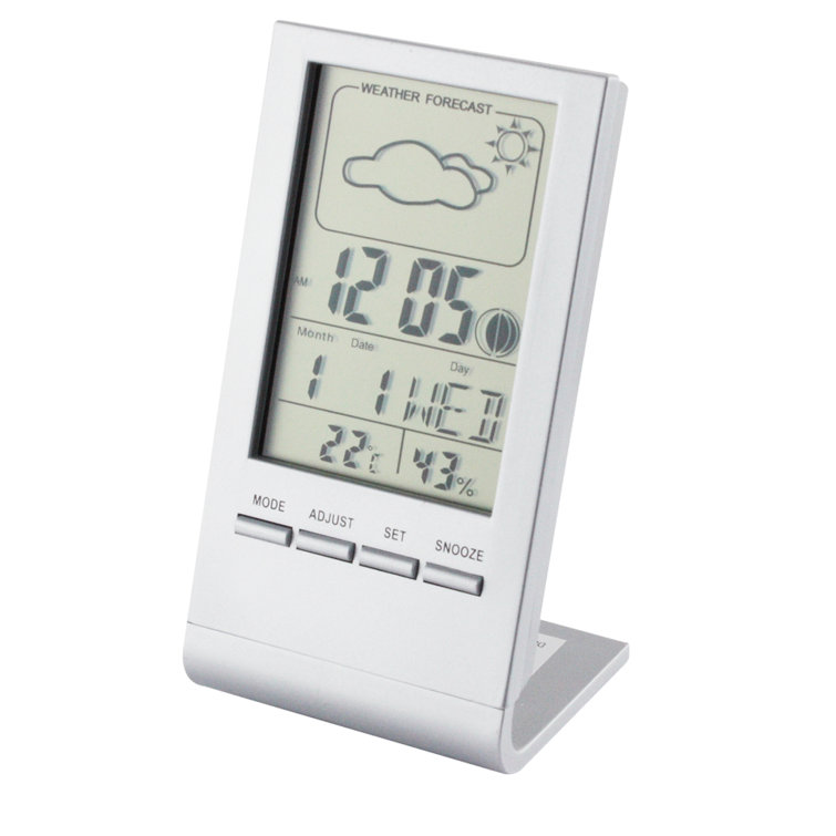 Symple Stuff Desktop Weather Station Alarm Clock & Reviews Wayfair.co.uk